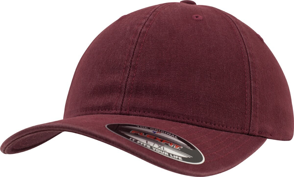 Hat 8-Row - Dad (6997) eBay Cap Flexfit Yupoong Garment Cotton Stitching by Washed |