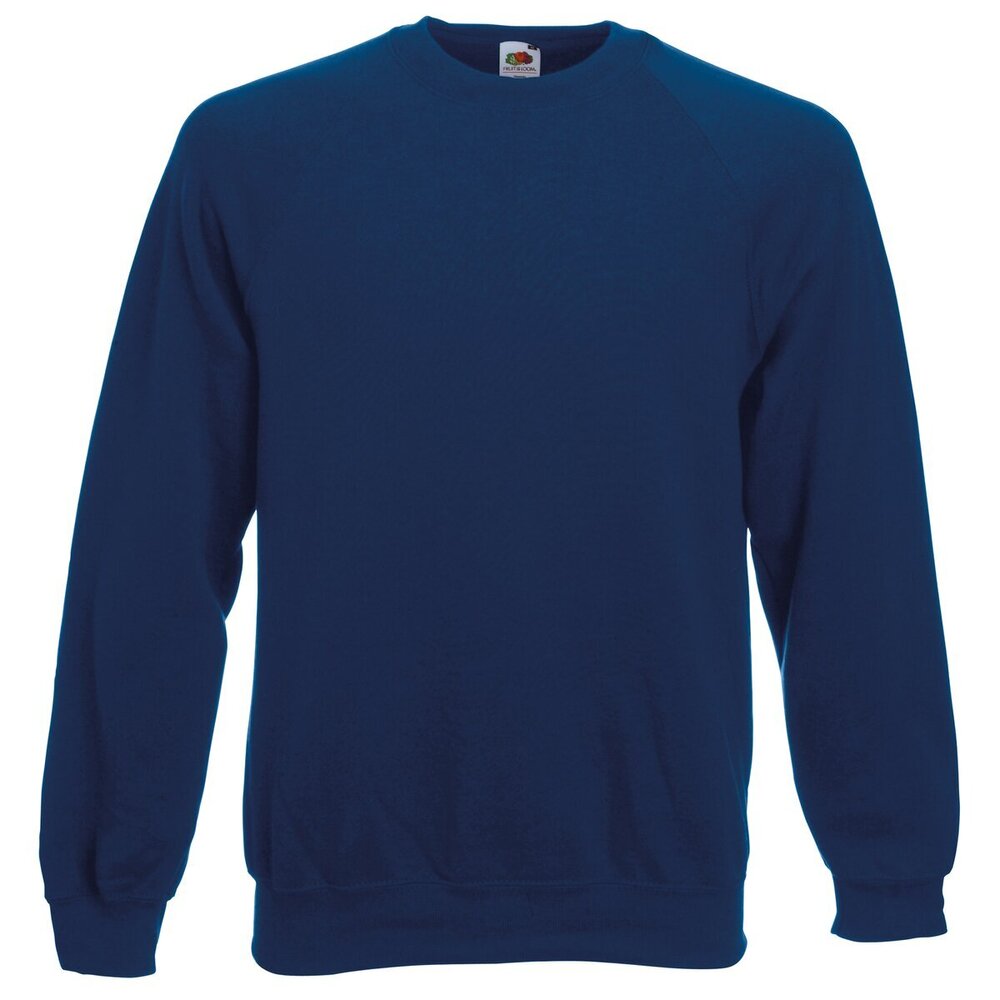 Fruit of The Loom Classic Raglan Sweatshirt - Men's 80/20 Jumper | eBay
