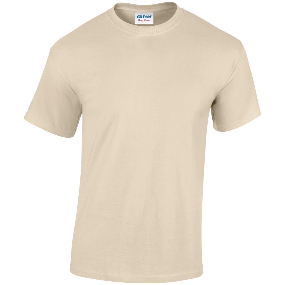 Gildan Heavy T-Shirt 5000 - Unisex Short Sleeve Casual Cotton T-Shirt ...